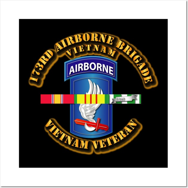 173rd Airborne Brigade w SVC Ribbons Wall Art by twix123844